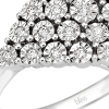 Anello Sguardi oro bianco e diamanti - Bliss - immagine 2