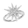 Anello Sunshine oro bianco e diamanti - Bliss - immagine 3