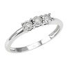 Anello Splendori oro bianco e tre diamanti - Bliss - immagine 3