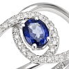 Anello New Colette diamanti e zaffiro blu - Bliss - immagine 2