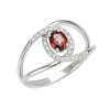 Anello New Colette diamanti e rubino rosso - Bliss - immagine 3
