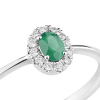 Anello Polka diamanti e smeraldo - Bliss - immagine 2