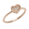 Anello Sweet oro rosa e diamanti - Bliss - immagine 2