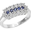 Anello Danubio diamanti e zaffiri - Bliss - immagine 2