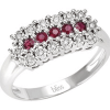 Anello Danubio diamanti e rubini - Bliss - immagine 2