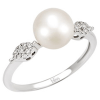 Anello Eveline diamanti e perla - Bliss - immagine 2