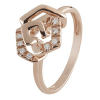 Anello Rosae oro rosa e diamanti - Bliss - immagine 2