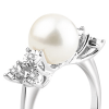 Anello Charlotte diamanti e perla - Bliss - immagine 2