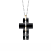 Collana uomo Admiral- Bliss- croce nera - immagine 2