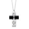 Collana uomo Admiral- Bliss- Acciaio e nero - immagine 2