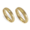 Fede in Oro Giallo con Diamante - Gemoro - immagine 3