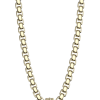 COLLANA ACCIAIO INOSSIDABILE TRATTATA VARI COLORI: GOLD, BIANCO, GUN. - immagine 3