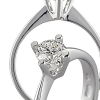 Anello in Oro Bianco con Diamanti - Gemoro - immagine 2