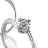 Anello in Oro Bianco con Diamanti - Gemoro - immagine 2