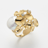 Anello oro giallo una perla- Mikiko - immagine 3