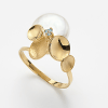 Anello oro giallo una perla- Mikiko - immagine 3