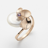 Anello oro giallo una perla- Mikiko - immagine 3