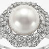 Anello oro bianco una perla- Mikiko - immagine 2