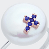 Anello perla e croce- Mikiko - immagine 2