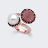 Anello argento e perla- Mikiko - immagine 3