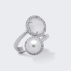 Anello argento e perla- Mikiko - immagine 3