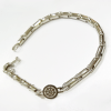 Bracciale uomo acciaio e diamante stella - Aprile Gioielli - immagine 3