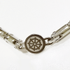 Bracciale uomo acciaio e diamante stella - Aprile Gioielli - immagine 2