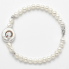 Bracciale di Perle Bianche con Donna - Mikiko - immagine 3