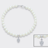 Bracciale con Perle Bianche e Zirconi Bianchi - Mikiko - immagine 3