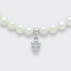 Bracciale con Perle Bianche e Zirconi Bianchi - Mikiko - immagine 2