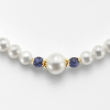 Bracciale Perle Bianche con Zaffiro - Mikiko - immagine 2