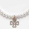 Bracciale con Perle Bianche e diamante Nero - Mikiko - immagine 2