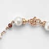 Bracciale con perle Bianche e Granato - Mikiko - immagine 2