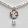 Collana oro con cammeo angelo- Mikiko - immagine 2