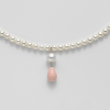 Collana perle e corallo rosa- Mikiko - immagine 3