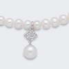 Collana perle e fiore- Mikiko - immagine 3
