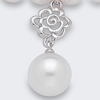 Collana perle e fiore- Mikiko - immagine 2