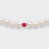 Collana perle e corallo rosso- Mikiko - immagine 2