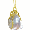Girocollo con Perla Rainbow Shell incastonata in Oro giallo - Oreficeria Campana - immagine 3