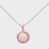 Collana zirconi rosa- Mikiko - immagine 3