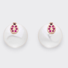 Orecchini perle e coccinelle- Mikiko - immagine 3