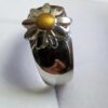Anello margherita a fascia larga- Aprile Gioielli - immagine 2